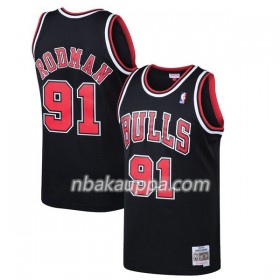 Chicago Bulls Dennis Rodman 91 Hardwood Classics Pelipaidat Swingman - Miesten